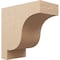 Ekena Millwork 12"W x 24"D x 24"H Classic Newport Rough Cedar Woodgrain TimberThane Corbel, Primed Tan CORUR12X24X24NEWRCPR - alternate 1